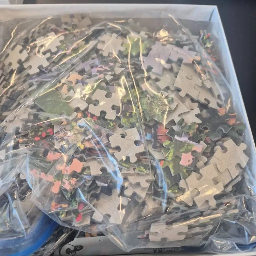 Buffalo Games Art of Geno Peoples Back Yard Garden 1000 pc Jigsaw Puzzle